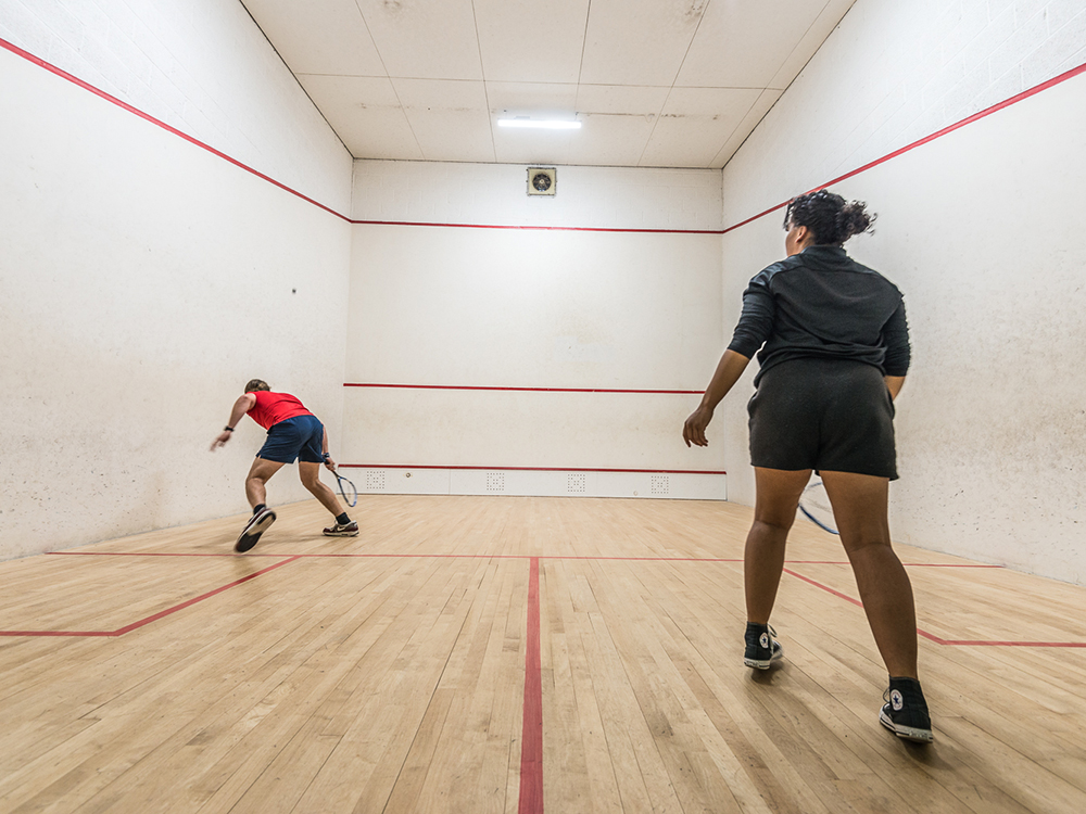Squash indoor sport facilities at Baypoint, Kent