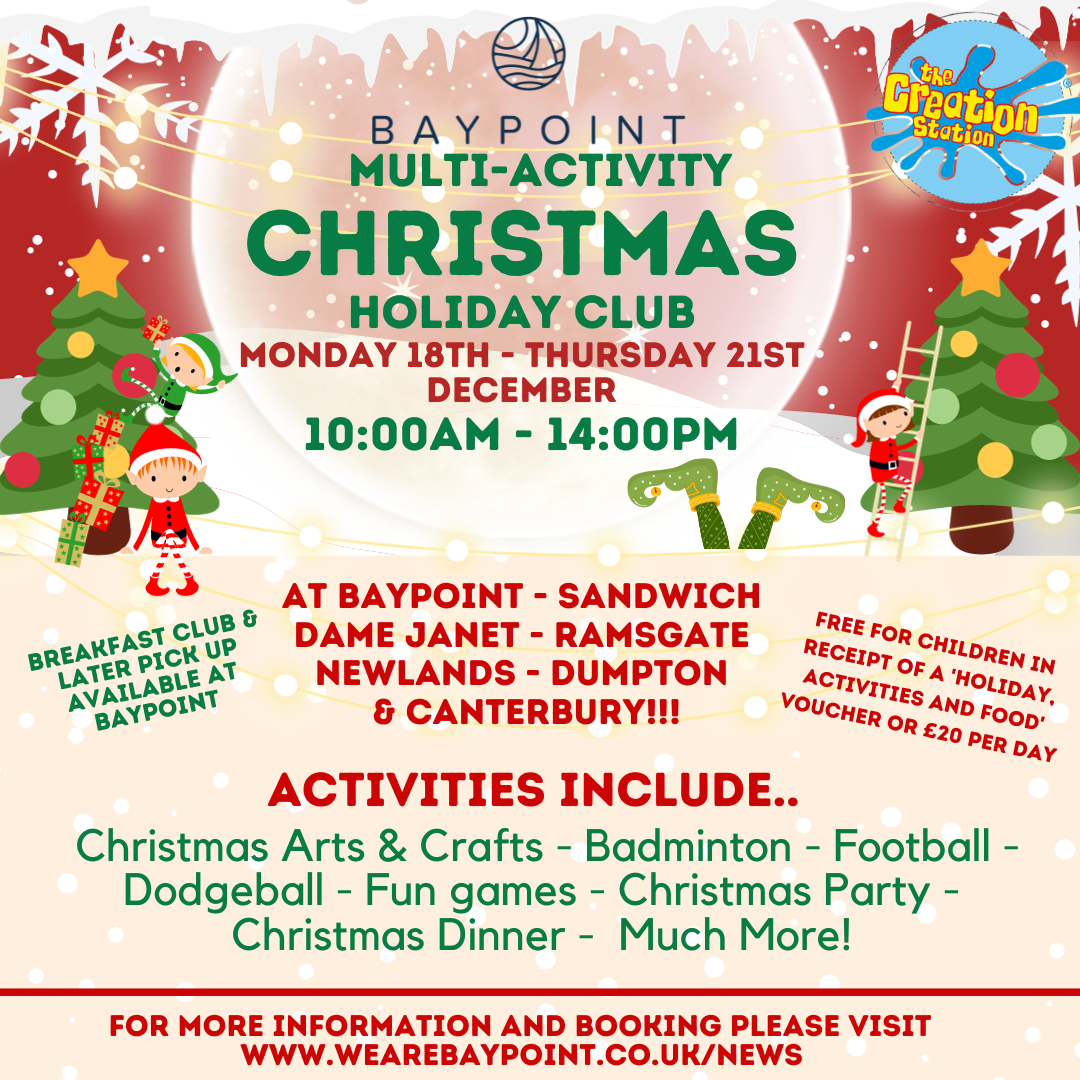 Baypoint Christmas Multi-Activity Holiday Camp